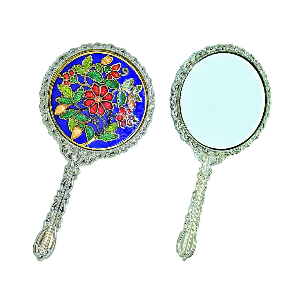 cloisonne pocket mirror